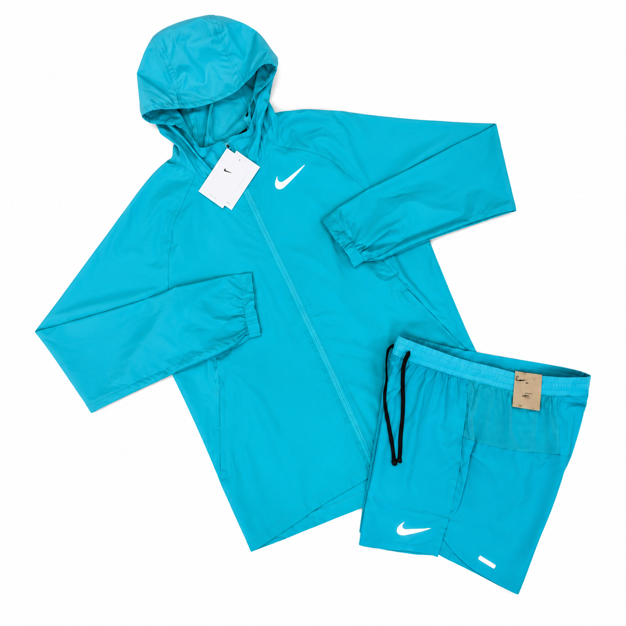 Ensemble Nike Running - Bleu turquoise