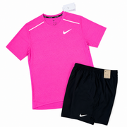 Ensemble Nike short t-shirt - Rose