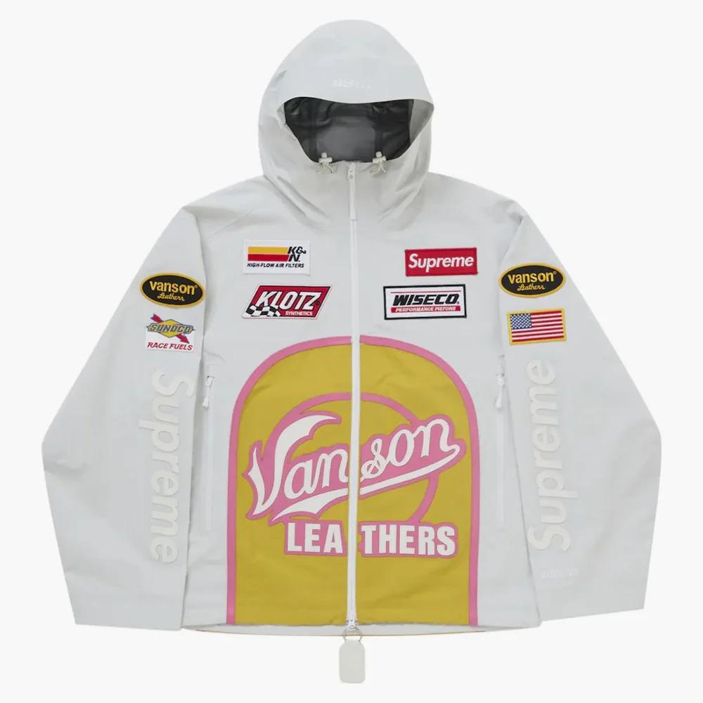 veste blanche face