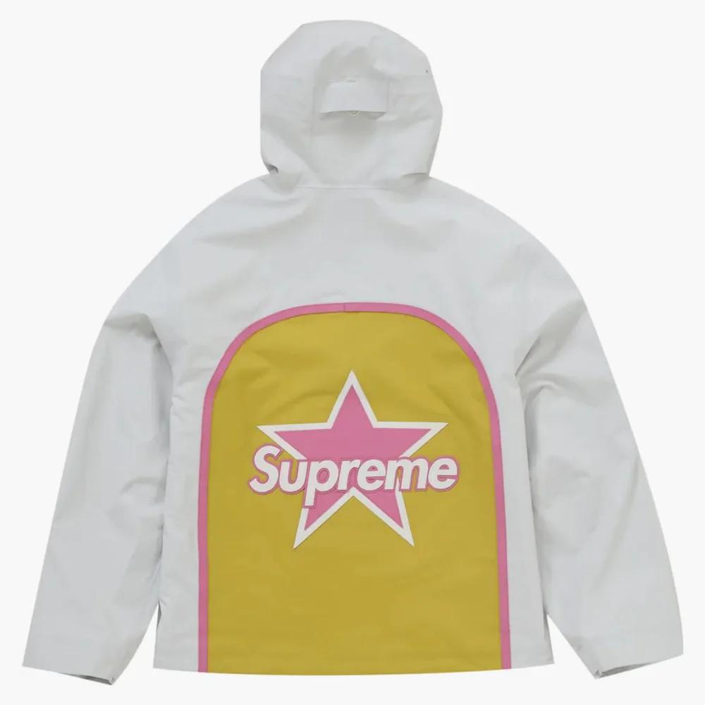 veste blanche dos