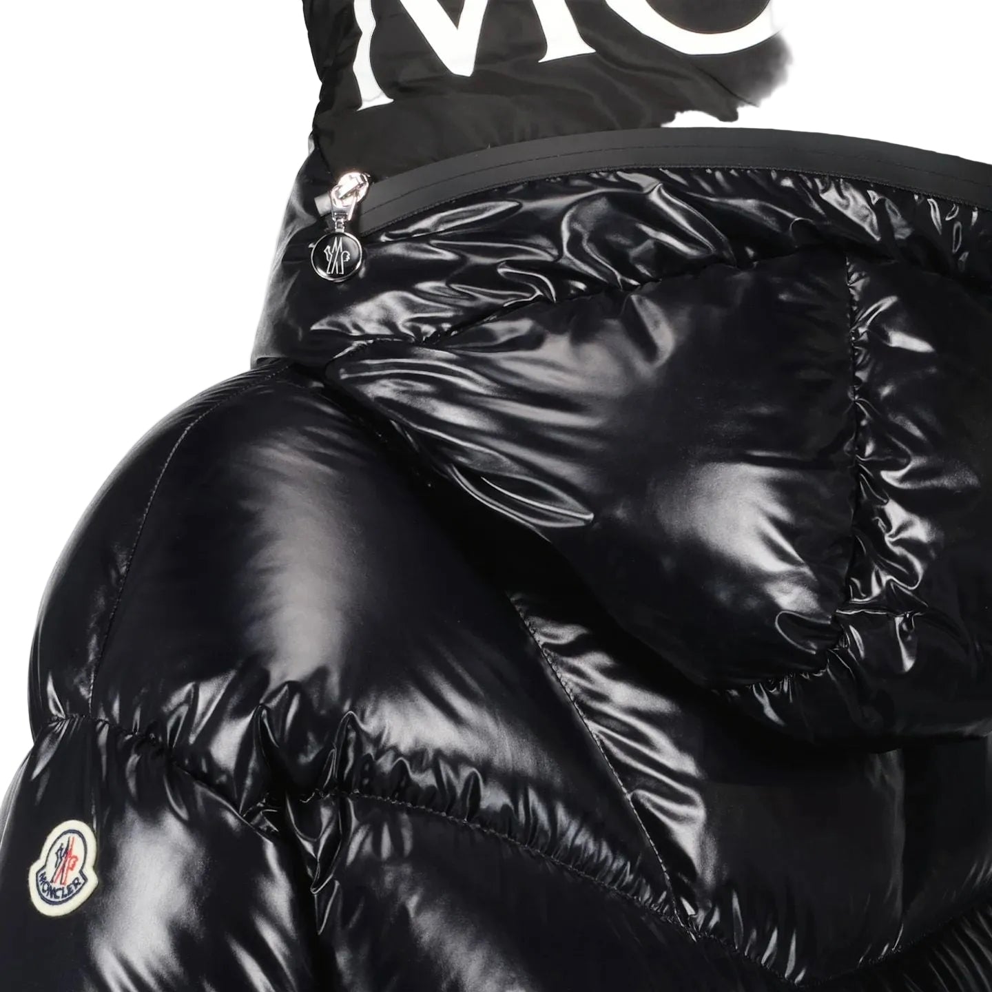 doudoune noire detail capuche