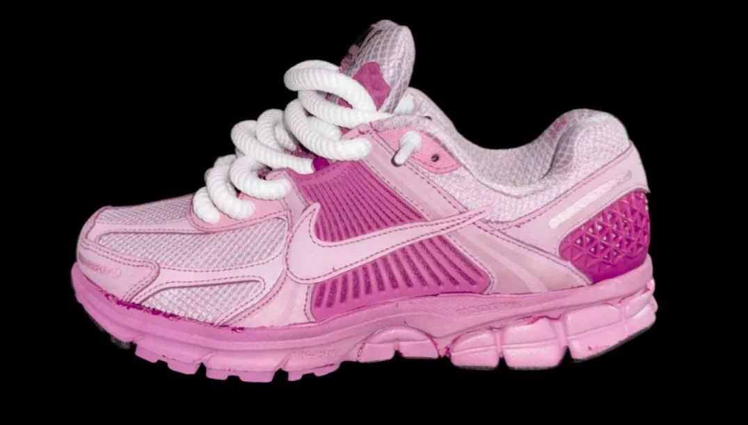 sneakers rose profil