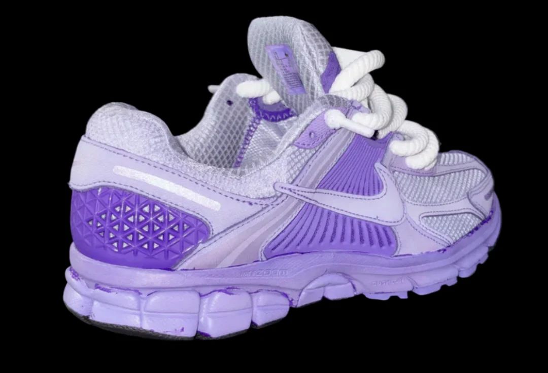 sneakers violet dos bis