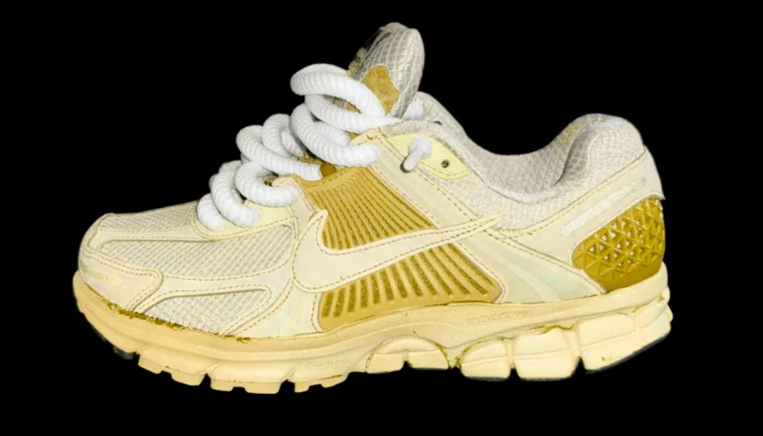 sneakers jaune profil