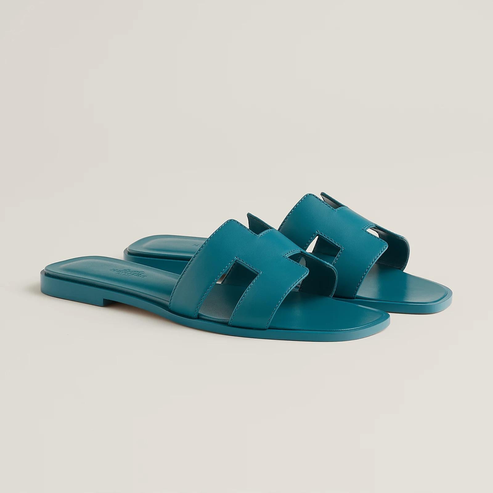 mules helia bleu canard paire