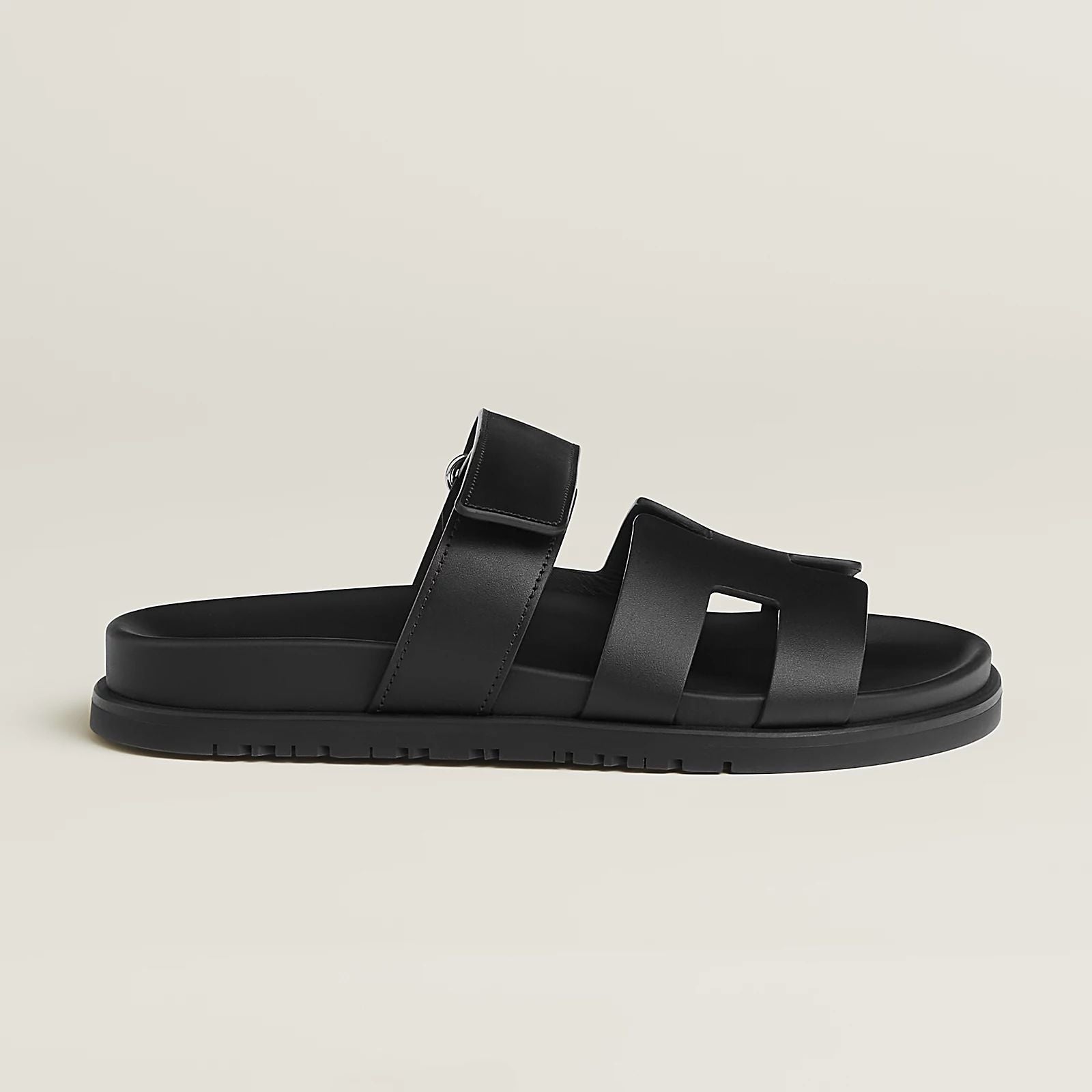 sandales terrain noir profil