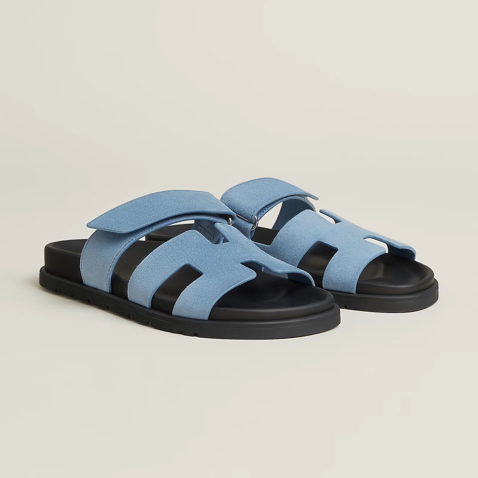 sandales terrain bleu ciel paire