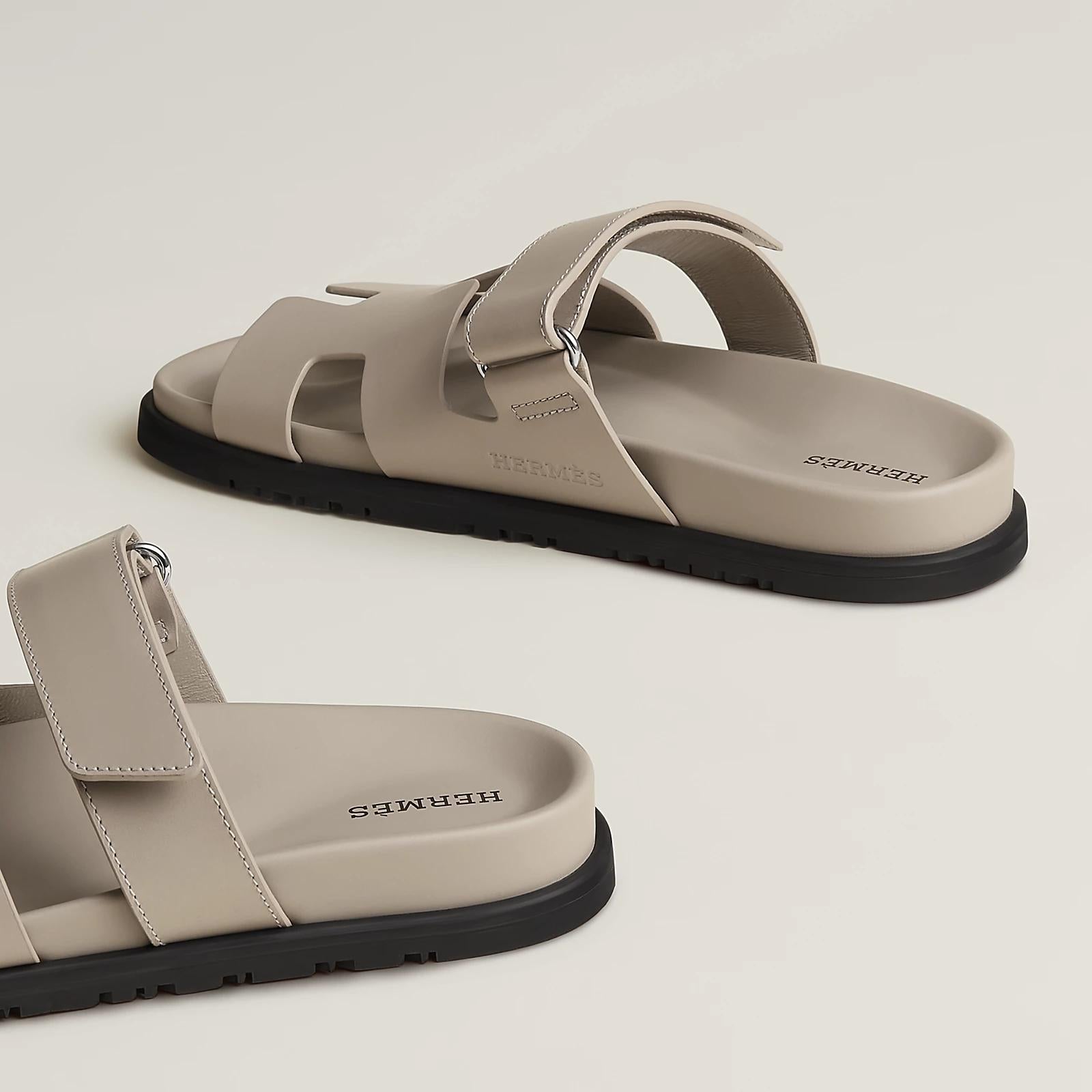 sandales terrain beige detail