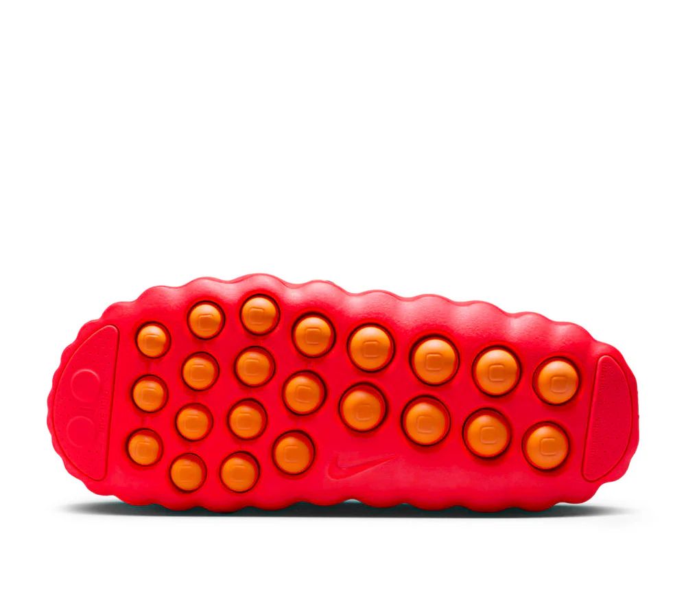 mules aero bubble rouge detail semelle