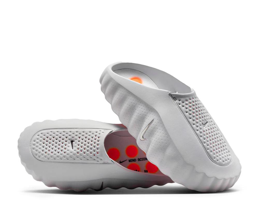 mules aero bubble blanc profil