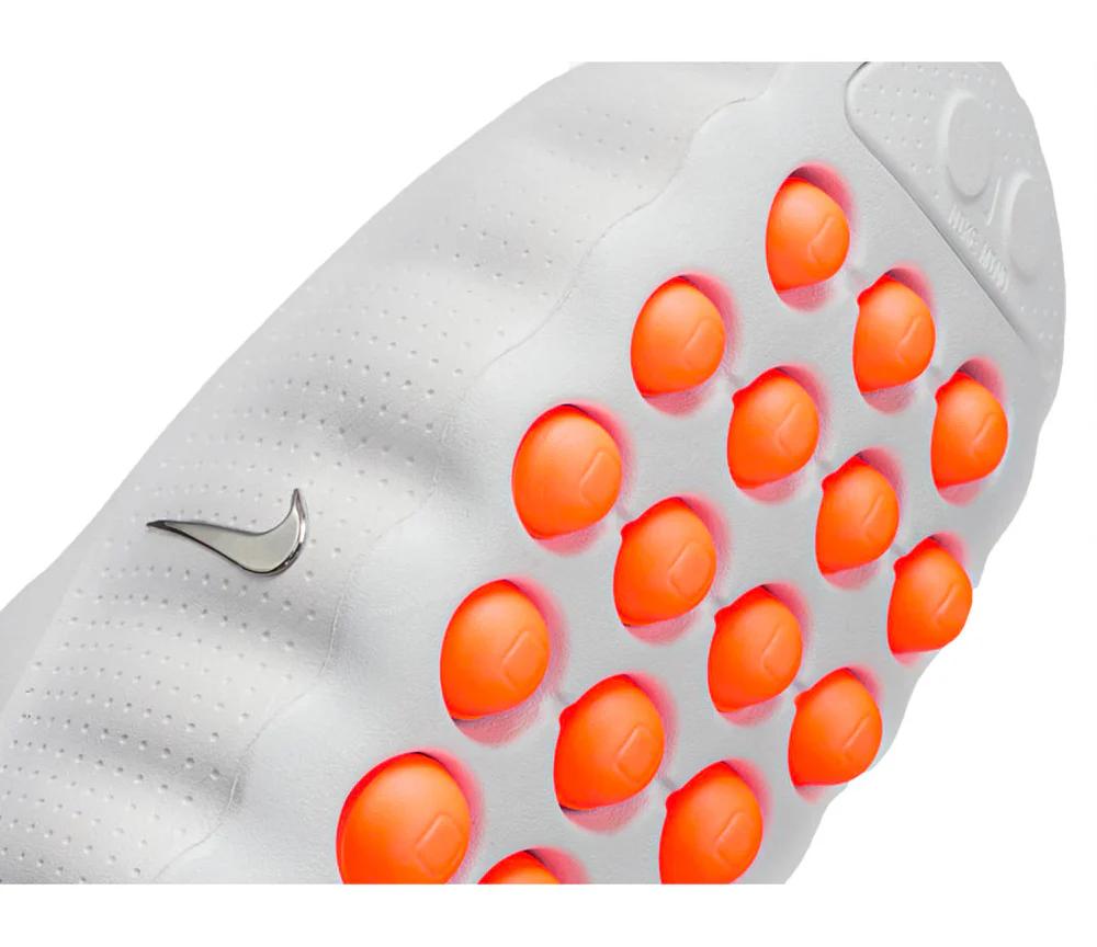 mules aero bubble blanc detail dessus