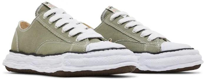 sneakers canvas wave kaki profil bis