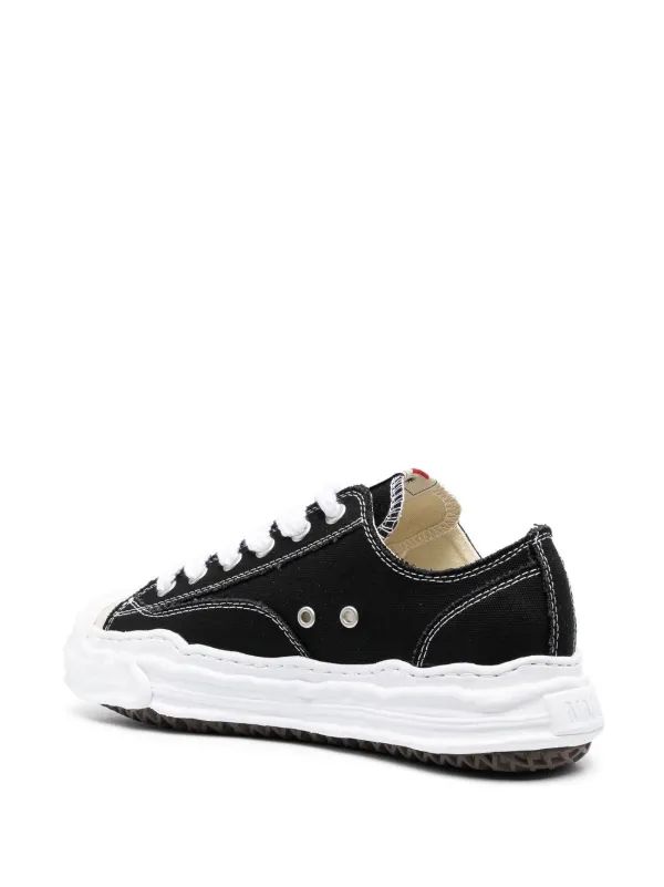 sneakers canvas wave noir dessus