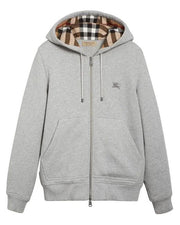 sweat zip checkline noir