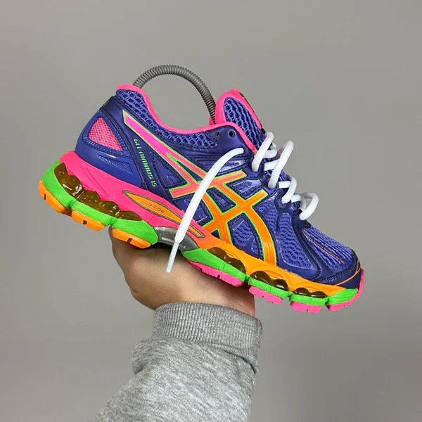 sneakers bleu-rose-vert 2