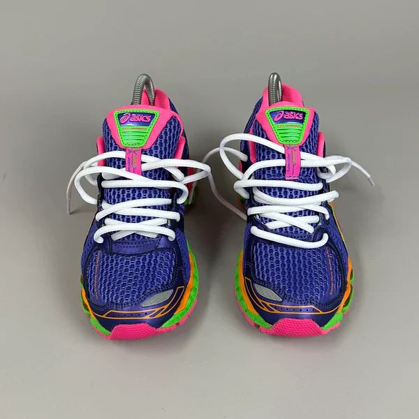 sneakers bleu-rose-vert 4