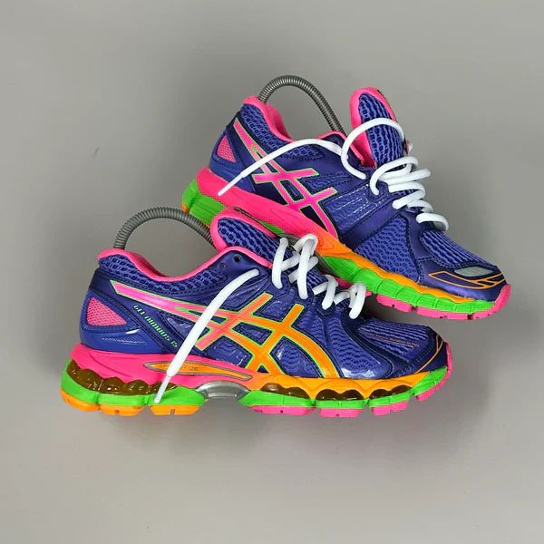 sneakers bleu-rose-vert 6