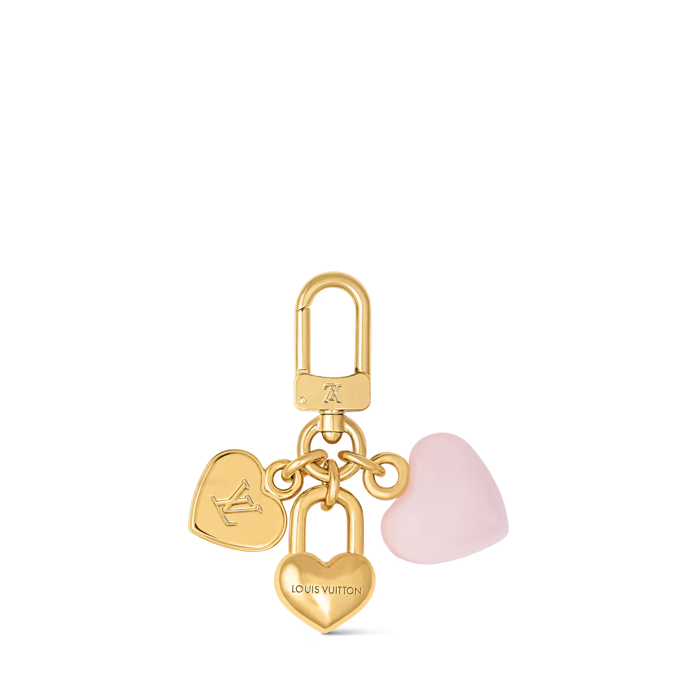 Porte-clés Micro Charms LV Heart