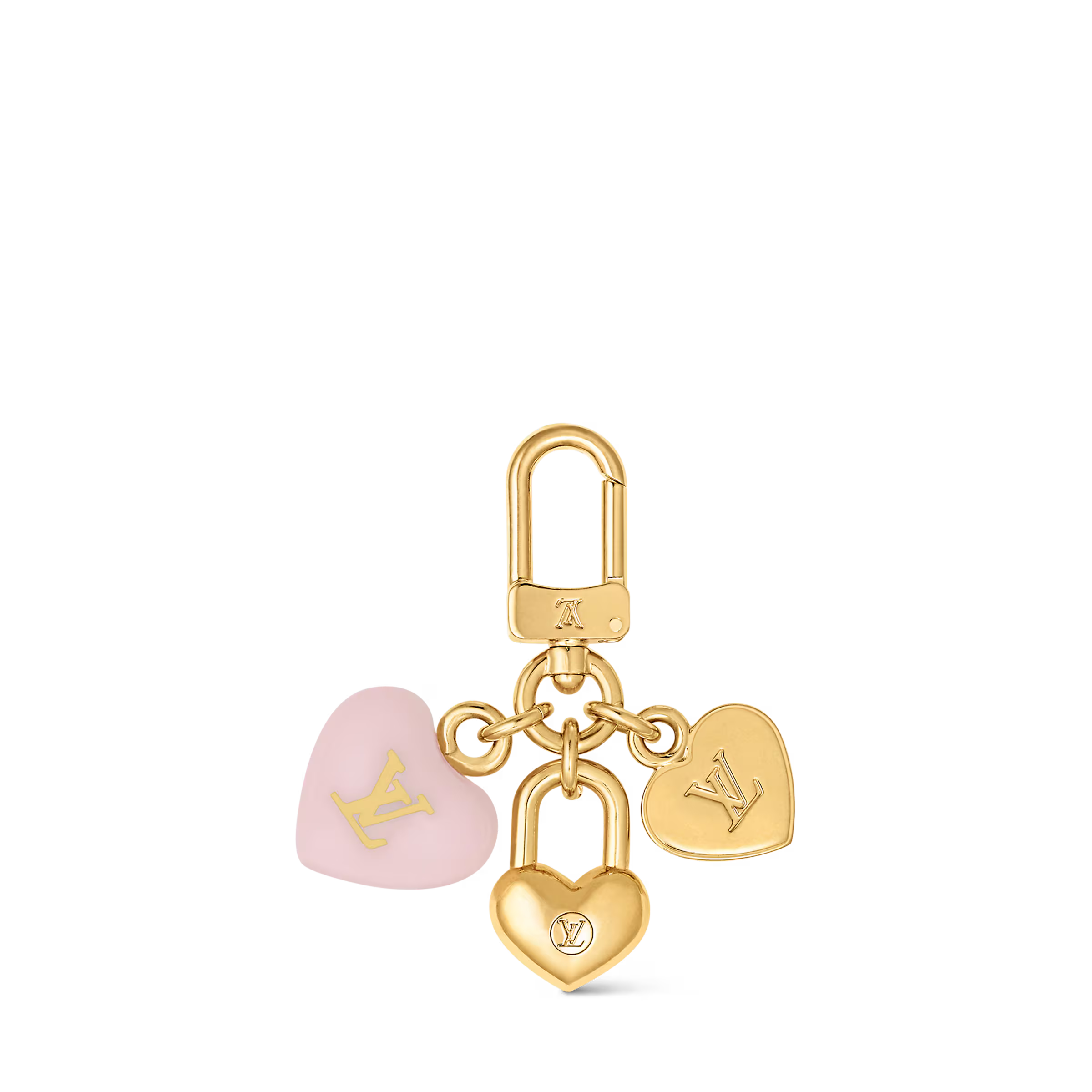 Porte-clés Micro Charms LV Heart